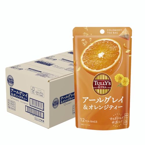 伊藤園 TULLY’S &TEA アールグレイ&オレンジティー 48g(12袋)×20個 紅茶 ティーバック