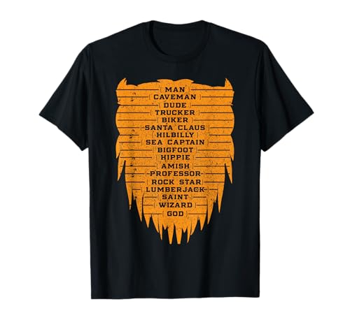 Herren Bart Maßtabelle Geschenk Bartlänge Wachstumstabelle T-Shirt Herren Bart Maßtabelle Geschenk Bartlänge Wachstumstabelle T-Shirt