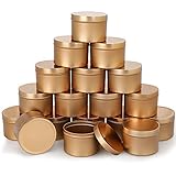 【Capacidad】Estas atractivas latas de 3.2 "de alto y 3.2" de diámetro pueden contener aproximadamente 220ml de cera.