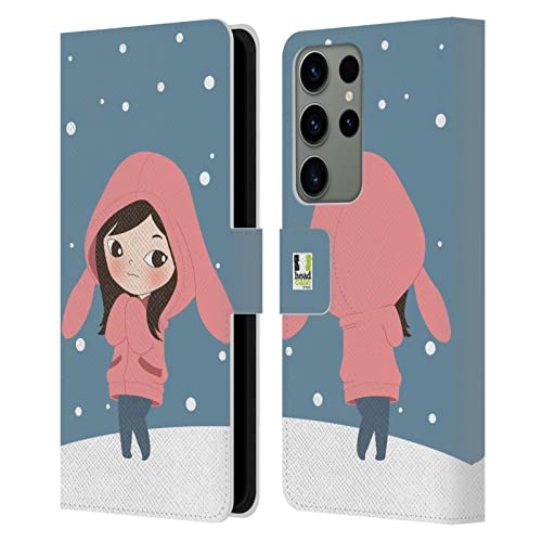 Housse cuir Samsung Galaxy S23 Ultra Rose Sweats d'hiver finition haut de gamme