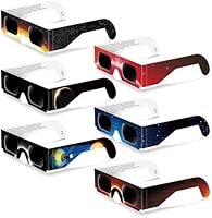 Adatos Solar Eclipse Glasses - 2024 CE and ISO Certified Optical Quality Safe Shades for Direct Sun Viewing for Solar Eclipse