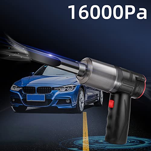 Yunnyp Aspirador de pó portátil para carro, recarregável, portátil, sem fio, soprador de poeira para
