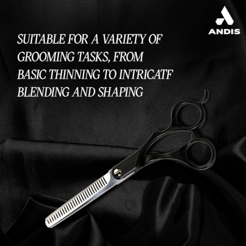 Andis 80645 6.5in Thinning Shears, Right-Handed, Stainless Steel - image 7