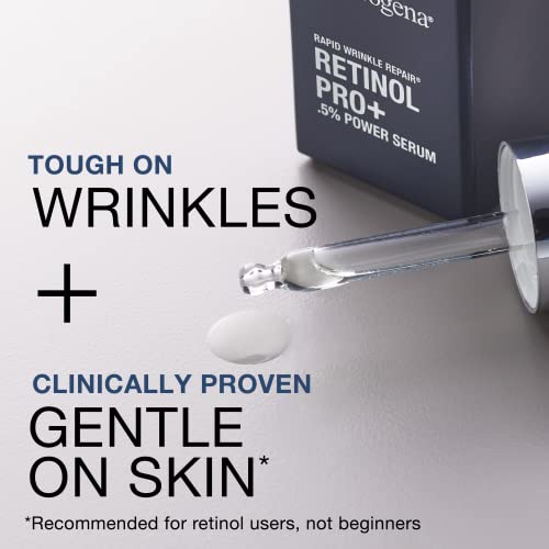 Neutrogena Anti-Aging Rapid Wrinkle Repair Retinol Regenerating Cream & Pro+, 0.5% Power Serum, Travel Size 1 Fl Oz, 0.5 Oz Mini, 1.5 Oz #TOP2
