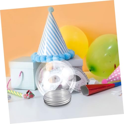 Botellas para manualidades SECFOU de 150ml, botes PET compactos para organizar decoración 4