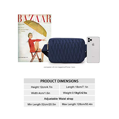 WindTook Heuptas Kleine Heuptas Mode Heuptas Reistas Heuptasje Vakantie Heuptasje Wandelen Borsttas Feest Telefoon Tassen Casual Dames Mini Heuptas voor Vrouwen 18 x 4 x 12 CM - Image 4