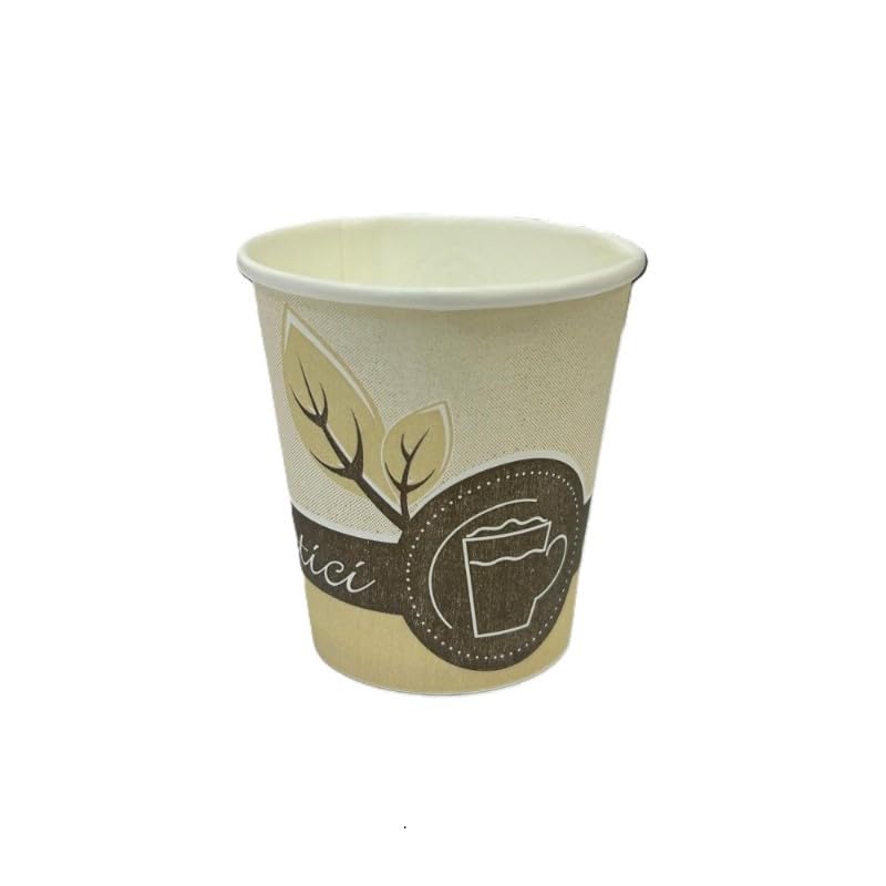 Generico 50/250/500/1000 bicchieri per caffe da 90ml 3oz ecofriendly bicchierini di carta caffè da cartoncino USA e GETTA bicchieri caffè ecologici (250 PEZZI)