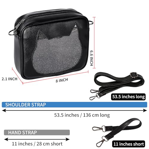 Leather Bag Crossbody Cat Small Purse Pin Display Bag3