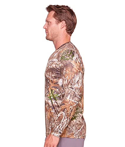 Realtree Men's Essential Camo Lightweight Performance Long Sleeve Shirt3