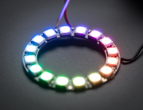Adafruit NeoPixel Ring - 16 x 5050 RGB LED with Integrated Drivers [ADA1463]