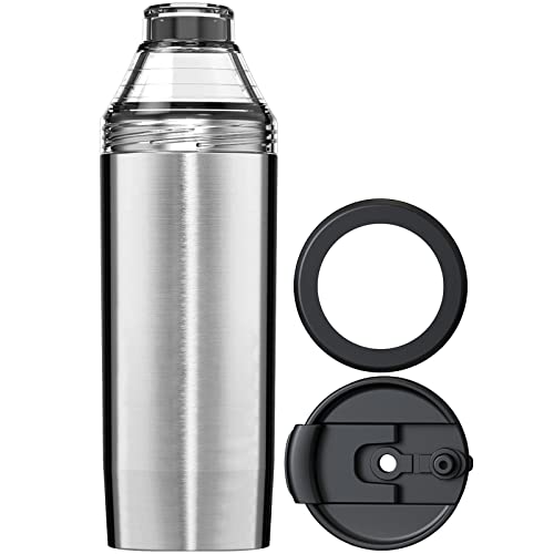 Cocktail Shaker With Measuring System - Signice 20 Oz Vacuum Insulated Martini Shaker Stainless Steel Margarita Drink Shaker Mixer For Bartender,100% Leak Proof #TOP14