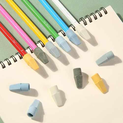 Image of Mr. Pen- Pencil Erasers Toppers, 120 Pack, Colorful, Latex Free, No Smudge | Mr Pen Erasers for Pencils