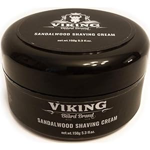 Shaving Cream for Men – Best Shave for Sensitive Skin – Viking Beard Brand – 5.3 oz
