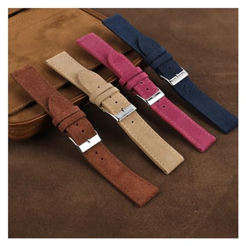 Sangle montre cuir véritable et boucle acier inoxydable - 4