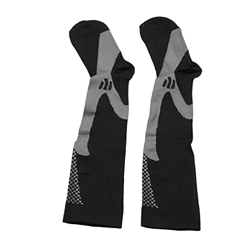 2 Peças Meias De Compressão De Panturrilha Na Altura Do Joelho Para Evitar Deslizamento Soft Respirá