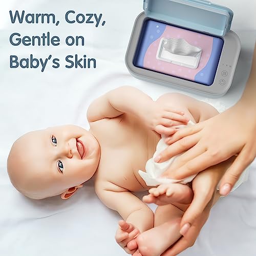 image for Awesmom Baby Wipe Warmer and Babies Wet Wipes Dispenser,Diaper Wipe Wa