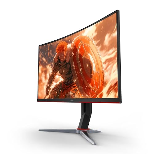 undefined AOC C27G2Z 27" Curved Frameless Ultra-Fast Gaming Monitor, FHD 1080p, 0.5ms 240Hz, FreeSync, 2x HDMI 2.0, 1x Display Port, Height Adjustable, Xbox PS5 Switch Ready, 3-Year Zero-Bright-Dot の商品画像 9
