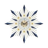 IYUESQ Wanduhr, große Elegante und einfache dekorative Küchenwanduhr, Moderne leise...