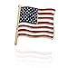 President Donald J. Trump American Flag Lapel Pin - Limited Edition 24K Gold Lapel Pin