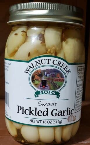 Amish Country Pickled Garlic 18 Oz Jar