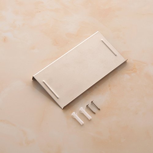 Aothpher Wall Mounted Stainless Steel Bathroom Toilet Phone Holder Shelf,Chrome Mirror Polished And Anti-Slip Style #TOP5
