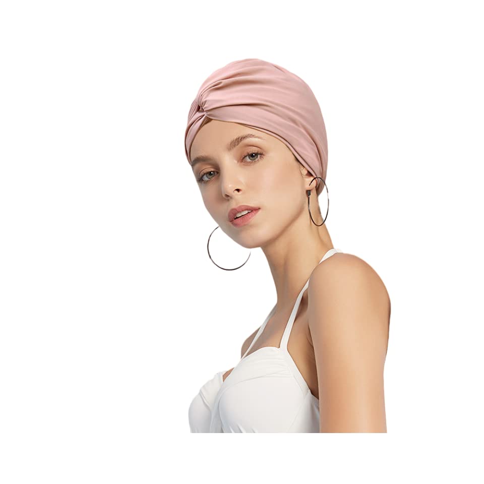 Summer swimming cap bathing non-slip stretch swimming pool gym underwater water sports headscarf comfortable non-waterproof swimming cap scarf
