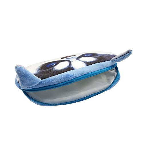 Image of Wrapables Dog Face Zippered Pencil Case (Set of 2), Pug & Husky