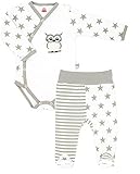 HOCHWERTIGER STOFF: Die 100%-ige Baumwolle gewährleistet einen weichen und leichten Tragekomfort. Die Makoma Babykleidung sind nach Oeko-Tex schadstoffgeprüft und damit ideal für Ihr Neugeborenes