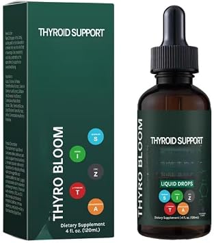 Kindled Thyroid Support Drops|Thyroid Bloom Support | Body Balance & Support - 4 FL.OZ,1pcs