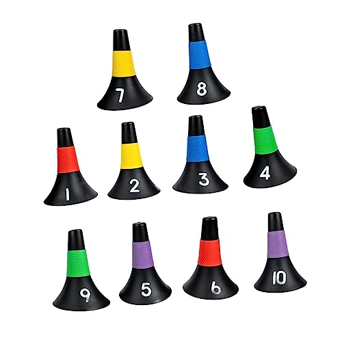 BESPORTBLE 10Pcs Ferramentas Infantis Cones De Trânsito Laranja Multiferramentas Equipamentos De Tre