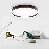 𝑵𝒂𝒄𝒉𝒕𝒍𝒊𝒄𝒉𝒕 𝒖𝒏𝒅 𝑻𝒊𝒎𝒊𝒏𝒈-𝑭𝒖𝒏𝒌𝒕𝒊𝒐𝒏: Diese runde Deckenleuchte verfügt über eine Nachtlichtfunktion (bei 10% Helligkeit halten), die Sie mit einer Taste über die Fernbedienung einstellen können. Die Nachtlichtfunktion eignet sich sehr gut für die Schlafumgebung von Kindern. Es kann auch in Verbindung mit der Timer-Funktion verwendet werden. Nach dem Start wird es nach 30 Minuten automatisch heruntergefahren.