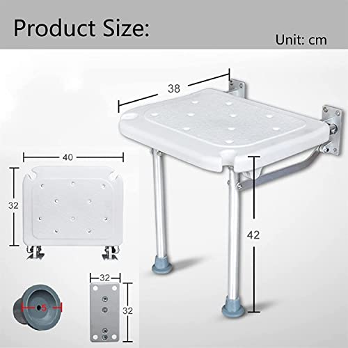 Chaise de bain murale pliante antidérapante pour douche - 3