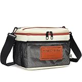SUNNY BIRD Insulated Lunch Bag with Foldable and Leakproof Design, Thermally Insulated, Shoulder Str