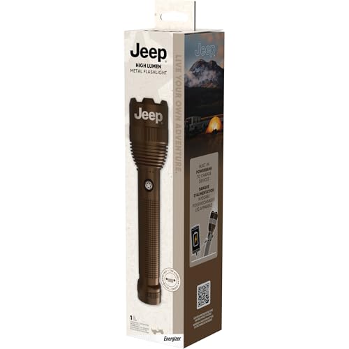 Energizer Jeep High Lumen-10000 Flashlight Recharegeable, Ultra Bright 10,000 Lumens Tactical Flashlight, IPX4 Water-Resistant, USB-C Cable Included by Energizer - Image 9
