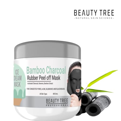 Image of Bamboo Charcoal Rubber Peel off Mask for face 400 gms