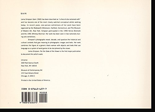 Lorna Simpson: For the Sake of the Viewer