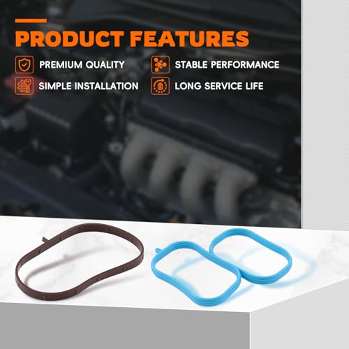 Image of GoaMotors MS96943 Intake Plenum Gasket for Nissan Frontier 2005-2019 NV1500 2012-2020 NV2500 NV3500 2012 Pathfinder 2005-2012 Xterra 2005-2015 for Suzuki Equator 2009-2012