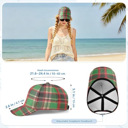 Gorra de béisbol de ala curvada ajustable de 55 a 62 cm con estampado completo 3