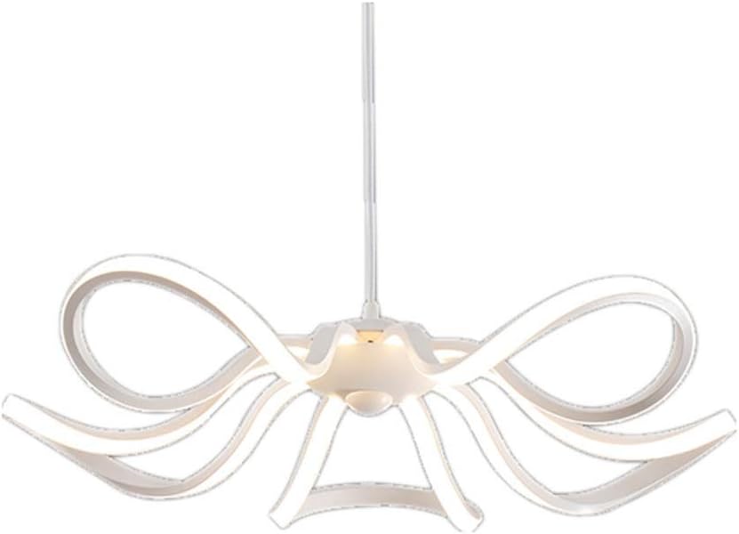 Light Lamp Chandelier Simple Post-Modern Living Room Dining Room Led Flower Lamp Creative Bedroom Study Home Pendant Light [Energy Class a +],Warm Light