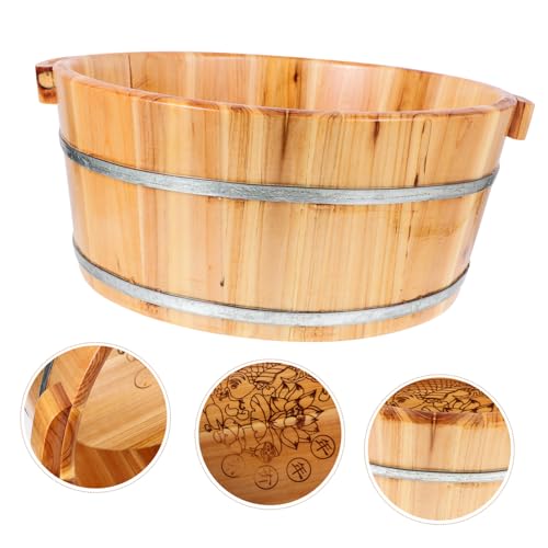 Pecera de pies de madera Healeved para uso múltiple miniatura 6