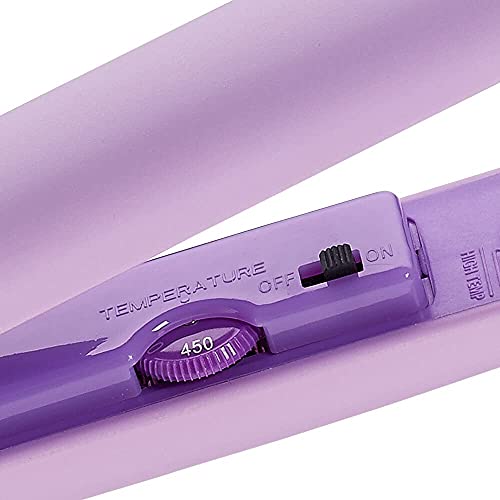 Plancha para cabello Izutech Two Tone 1 pulg Violeta miniatura 2