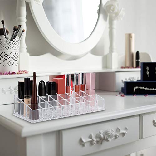 Acryl Lippenstift Organizer Transparente Lippenstift Halter Kosmetik Display Ständer für Kosmetik Aufbewahrung 24 Plätze – Bild 6