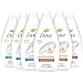 Dove Body Wash Variety 6 Pack - Shea Butter, Deep Moisture, Pistachio Cream, Coconut Milk, Gentle Exfoliating and Silk Glow, 16.9oz Each International Version