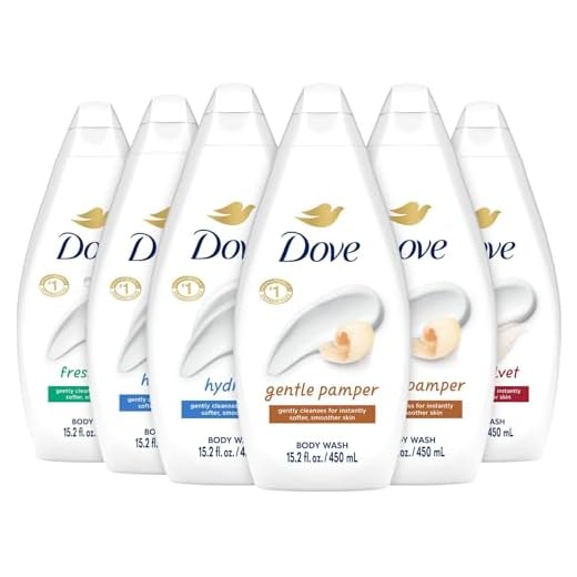 Dove Body Wash Variety - Shea Butter, Deep Moisture, Pistachio Cream, Coconut Milk, Gentle Exfoliating and Silk Glow, 16.9oz Each International Version ,16.9Oz, 6 Count (Pack of 1)