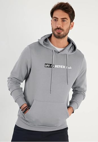 Image of TAGAS Men's Cotton Printed Hooded Sweatshirt || Sweatshirt for Men || Jacket for Men || Men's Hoodie || Stylish Hoodie || Hoodie