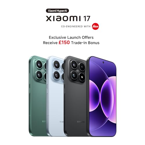 XIAOMI 17, Smartphone 12+512 GB, Leica Summilux Optical Lens, 6330mAh (typ) Battery, HyperAI, Black, Manufacturer warranty 2 years + 1 year extra, Charger Not Included - 3
