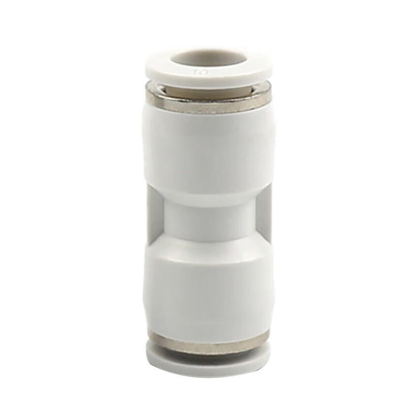 Connecteur rapide droit PU-8 blanc raccord pneumatique 8mm de diamètre égal