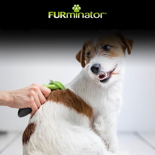 FURminator deShedding-Tool Hund Größe S Kurzhaar - Hundebürste für kleine Hunde zur Entfernung der Unterwolle - Verbessertes Design