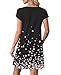 OFEEFAN Summer Dresses for Women Casual Cap Sleeve Square Neck T-Shirts Dress Beach Sundresses with Pockets 2026 Beach Vacation Essentials Spring Fashion F-Dark Teal Floral XL