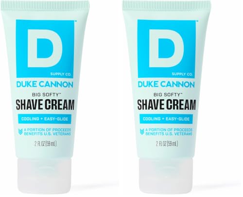 Duke Cannon Men’s Shave Cream – 2 oz Travel Size, Moisturizing Shaving Cream for Smooth, Comfortable Shaves (Pack of 2) image 5